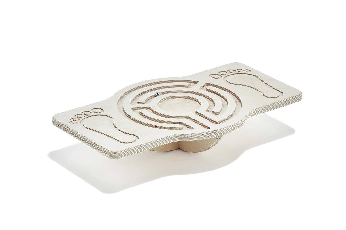 Best Birthday Gift, Wooden Labyrinth Balance Toys, Activity Board, Montessori Wobble for Kids