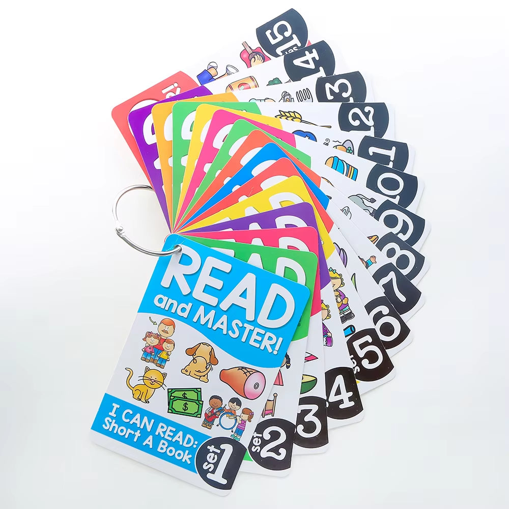 Montessori English Phonics Learning Cards Kindergarten Educational Toys for Children Teacher Teaching Aid Flashcards