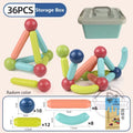 Magnetic Constructor Blocks Set Toys for Kids Magnet Stick Rod Building Blocks Montessori Educational Toys for Children Boy Girl